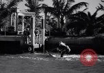 Image of Santa Claus on water skis Miami Florida USA, 1937, second 18 stock footage video 65675032891