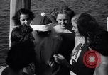Image of Santa Claus on water skis Miami Florida USA, 1937, second 23 stock footage video 65675032891