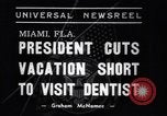 Image of Franklin D Roosevelt on vacation Miami Florida USA, 1937, second 3 stock footage video 65675032892