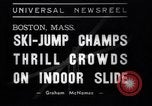 Image of ski-jump Boston Massachusetts USA, 1937, second 1 stock footage video 65675032893