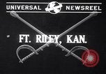 Image of parade Fort Riley Kansas USA, 1941, second 3 stock footage video 65675032897