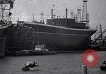 Image of cargo vessel Long Beach California USA, 1941, second 4 stock footage video 65675032898