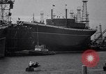 Image of cargo vessel Long Beach California USA, 1941, second 6 stock footage video 65675032898