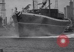 Image of cargo vessel Long Beach California USA, 1941, second 35 stock footage video 65675032898