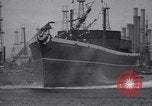 Image of cargo vessel Long Beach California USA, 1941, second 38 stock footage video 65675032898