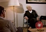 Image of Jackie Cochran speaking about her early training Colorado United States USA, 1975, second 8 stock footage video 65675032924