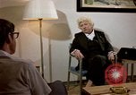 Image of Jackie Cochran speaking about her early training Colorado United States USA, 1975, second 15 stock footage video 65675032924