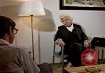 Image of Jackie Cochran speaking about her early training Colorado United States USA, 1975, second 16 stock footage video 65675032924
