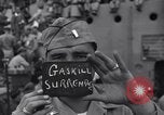 Standbild Friedensvertrag auf die USS Missouri Zweiten Weltkrieg beenden Tokyo Bay Japan, 1945, aus Sekunde 53 historischem Filmmaterial Videoclip 65675032941