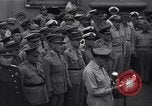 Standbild Friedensvertrag Tokyo Bay Japan, 1945, aus Sekunde 43 historischem Filmmaterial Videoclip 65675032942