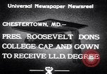 Immagine di Franklin D Roosevelt Chestertown Maryland USA, 1933, secondo 6 filmato di repertorio 65675032943