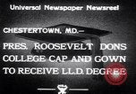 Immagine di Franklin D Roosevelt Chestertown Maryland USA, 1933, secondo 7 filmato di repertorio 65675032943
