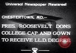 Immagine di Franklin D Roosevelt Chestertown Maryland USA, 1933, secondo 9 filmato di repertorio 65675032943