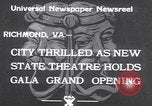 Image of States Theater Richmond Virginia USA, 1933, second 4 stock footage video 65675032949