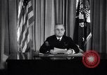 Image of President Harry S Truman announcing surrender of Germany United States USA, 1945, second 4 stock footage video 65675032950