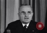 Image of President Harry S Truman announcing surrender of Germany United States USA, 1945, second 13 stock footage video 65675032950