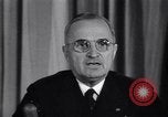 Image of President Harry S Truman announcing surrender of Germany United States USA, 1945, second 16 stock footage video 65675032950