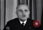 Image of President Harry S Truman announcing surrender of Germany United States USA, 1945, second 30 stock footage video 65675032950