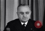Image of President Harry S Truman announcing surrender of Germany United States USA, 1945, second 31 stock footage video 65675032950