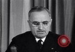 Image of President Harry S Truman announcing surrender of Germany United States USA, 1945, second 32 stock footage video 65675032950