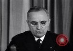 Image of President Harry S Truman announcing surrender of Germany United States USA, 1945, second 34 stock footage video 65675032950