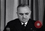 Image of President Harry S Truman announcing surrender of Germany United States USA, 1945, second 42 stock footage video 65675032950