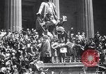 Image of Crowds in New York City celebrate end of World War II in Europe New York City USA, 1945, second 4 stock footage video 65675032951