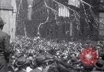 Image of Crowds in New York City celebrate end of World War II in Europe New York City USA, 1945, second 6 stock footage video 65675032951