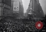 Image of Crowds in New York City celebrate end of World War II in Europe New York City USA, 1945, second 12 stock footage video 65675032951