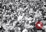 Image of Crowds in New York City celebrate end of World War II in Europe New York City USA, 1945, second 15 stock footage video 65675032951
