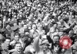 Image of Crowds in New York City celebrate end of World War II in Europe New York City USA, 1945, second 16 stock footage video 65675032951