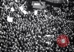 Image of Crowds in New York City celebrate end of World War II in Europe New York City USA, 1945, second 17 stock footage video 65675032951