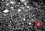 Image of Crowds in New York City celebrate end of World War II in Europe New York City USA, 1945, second 18 stock footage video 65675032951