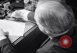 Image of France signs surrender to Germany in railroad car Compiegne France, 1940, second 36 stock footage video 65675032954