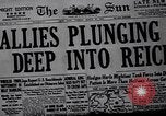 Image of Allies attacking German targets Germany, 1945, second 31 stock footage video 65675032957
