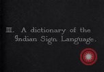 Image of General Hugh L Scott sign language for long knife United States USA, 1931, second 5 stock footage video 65675032959