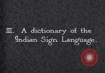 Image of General Hugh L Scott sign language for long knife United States USA, 1931, second 6 stock footage video 65675032959