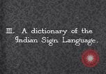 Image of General Hugh L Scott sign language for long knife United States USA, 1931, second 7 stock footage video 65675032959