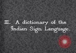 Image of General Hugh L Scott sign language for long knife United States USA, 1931, second 8 stock footage video 65675032959