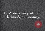 Image of General Hugh L Scott sign language for long knife United States USA, 1931, second 10 stock footage video 65675032959