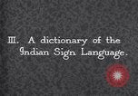 Image of General Hugh L Scott sign language for long knife United States USA, 1931, second 12 stock footage video 65675032959