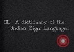 Image of General Hugh L Scott sign language for long knife United States USA, 1931, second 13 stock footage video 65675032959