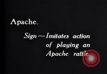 Image of General Hugh L Scott sign language for long knife United States USA, 1931, second 28 stock footage video 65675032959