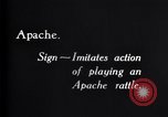 Image of General Hugh L Scott sign language for long knife United States USA, 1931, second 30 stock footage video 65675032959