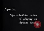 Image of General Hugh L Scott sign language for long knife United States USA, 1931, second 35 stock footage video 65675032959