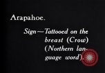 Image of General Hugh L Scott signs Arapahoe United States USA, 1931, second 8 stock footage video 65675032960
