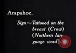 Image of General Hugh L Scott signs Arapahoe United States USA, 1931, second 10 stock footage video 65675032960