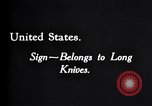Image Indian sign language pour ville United States USA, 1931, de la seconde 19 séquences d'archives historiques vidéo 65675033170