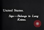 Image Indian sign language pour ville United States USA, 1931, de la seconde 20 séquences d'archives historiques vidéo 65675033170