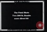 Image of aerial bombing experiments Virginia Capes United States USA, 1921, second 31 stock footage video 65675033213